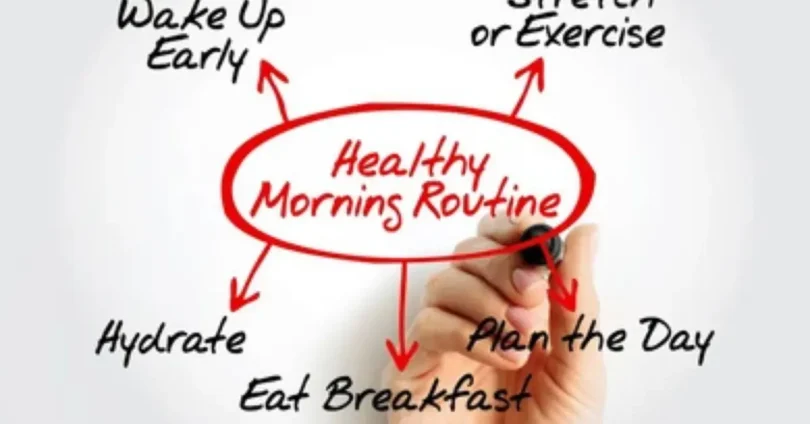 morning routine for healthy lifestyle